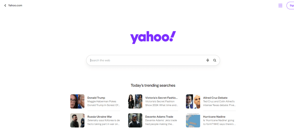 Yahoo Search: The Classic Search Engine