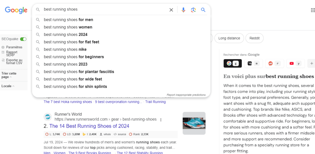 Utilize Google's Auto-Suggest Feature to understand search intent