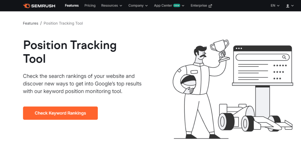 Use Position Tracking to Monitor Keywords by Intent